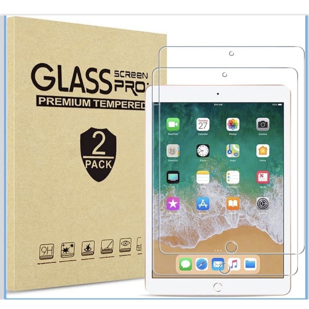 ProCase 2 Pack Tempered Glass Screen Protector for iPad 6th/ 5th 9.7"